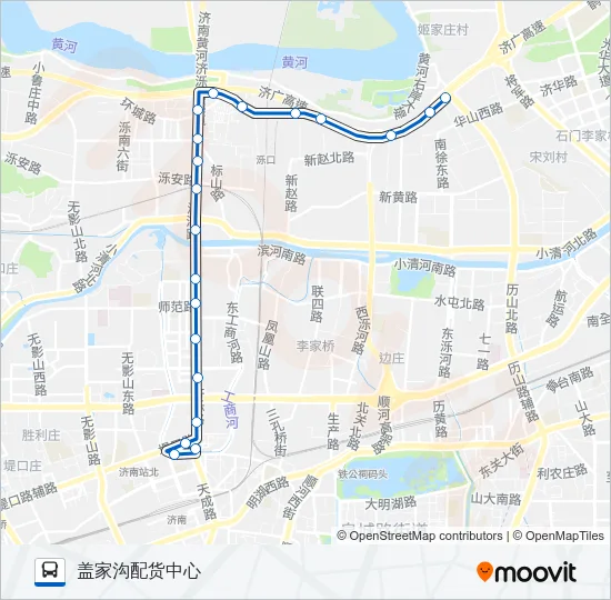 K111路 Bus Line Map
