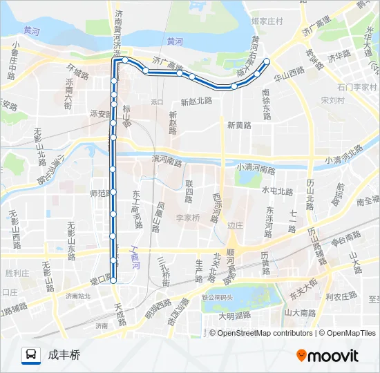 K111路 Bus Line Map