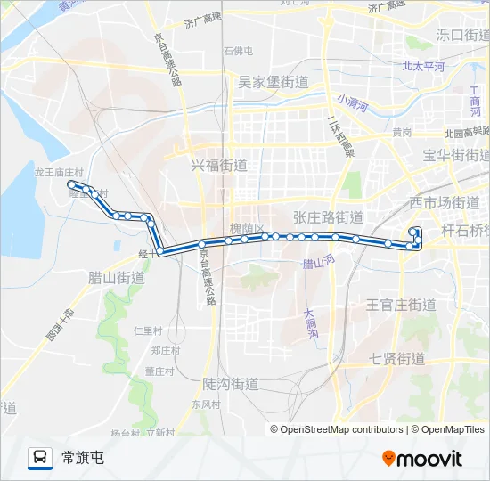 K126路 Bus Line Map