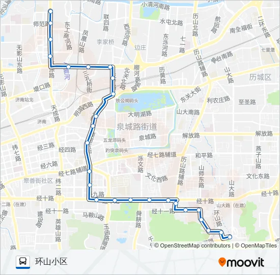 B68路 Bus Line Map