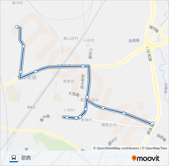 K175路 bus Line Map