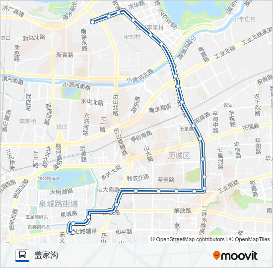 B70路 Bus Line Map