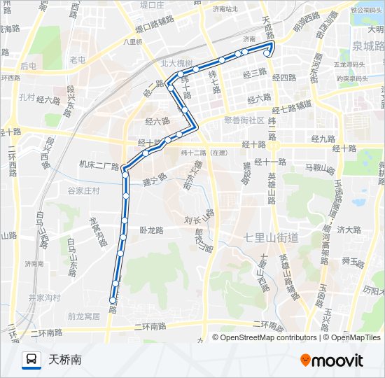 公交K29路的线路图