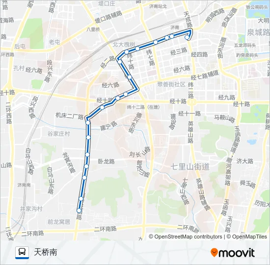 公交K29路的线路图