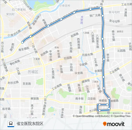 BRT-6号线 Bus Line Map