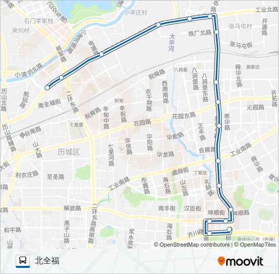 BRT-6号线 Bus Line Map