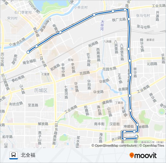 BRT-6号线 bus Line Map