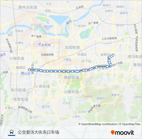 K202路 Bus Line Map