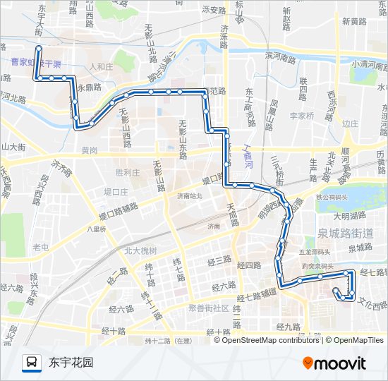 K72路 bus Line Map