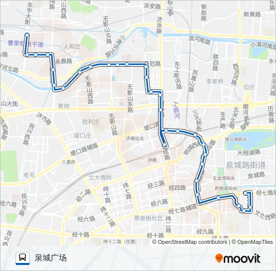 K72路 Bus Line Map