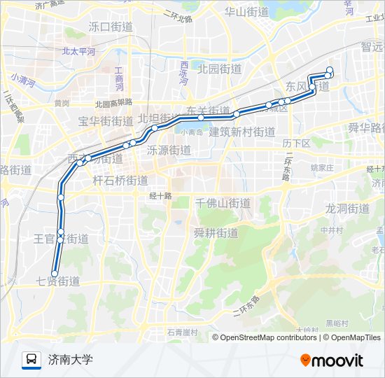 公交T201高峰通勤快巴路的线路图