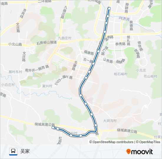 K142路支线 bus Line Map