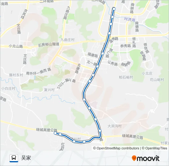 K142路支线 Bus Line Map