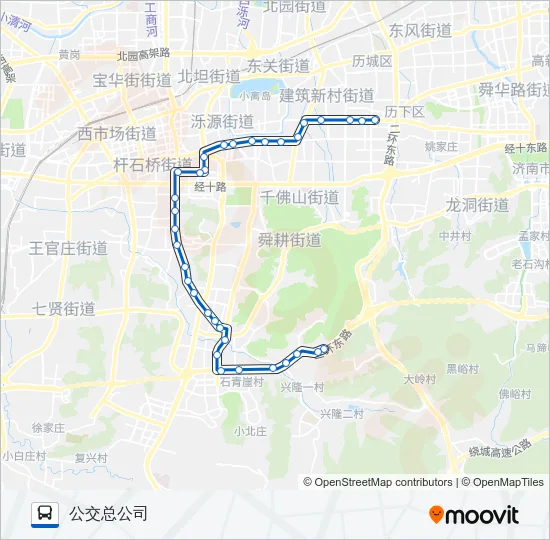 B52路 Bus Line Map