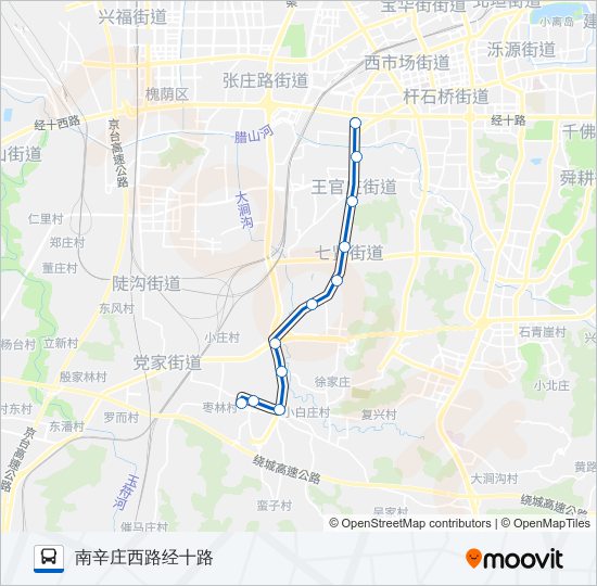K153路 bus Line Map