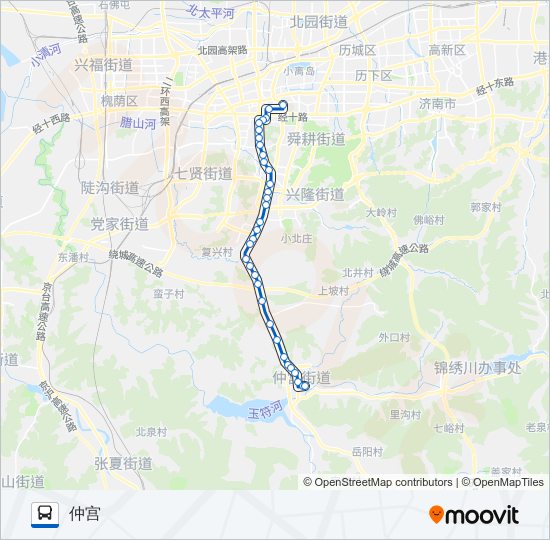 K88路 bus Line Map