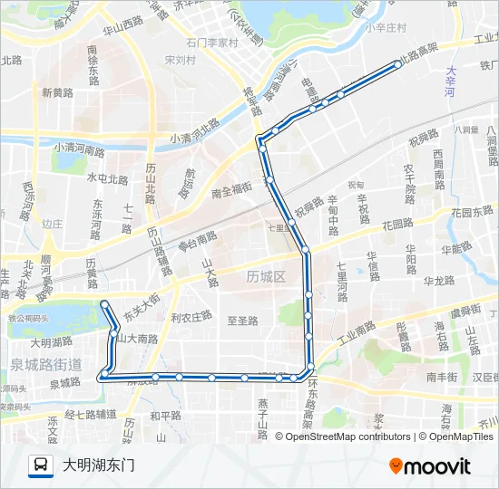 K46路 Bus Line Map