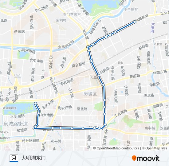 K46路 bus Line Map