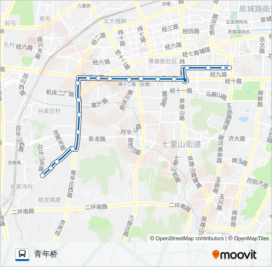 K13路 Bus Line Map