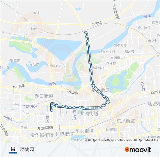 公交K130路的线路图