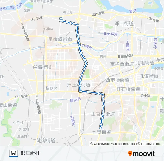 BRT-7号线 Bus Line Map