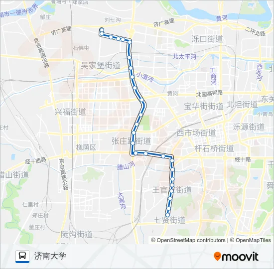BRT-7号线 Bus Line Map