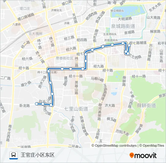 K128路 Bus Line Map