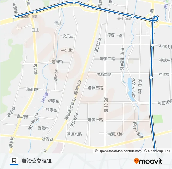K158路 Bus Line Map