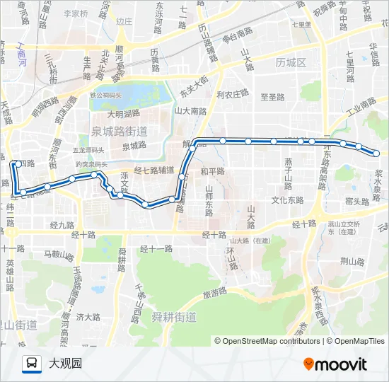 K103路 Bus Line Map