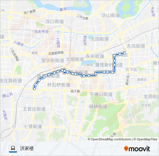 K1路 bus Line Map