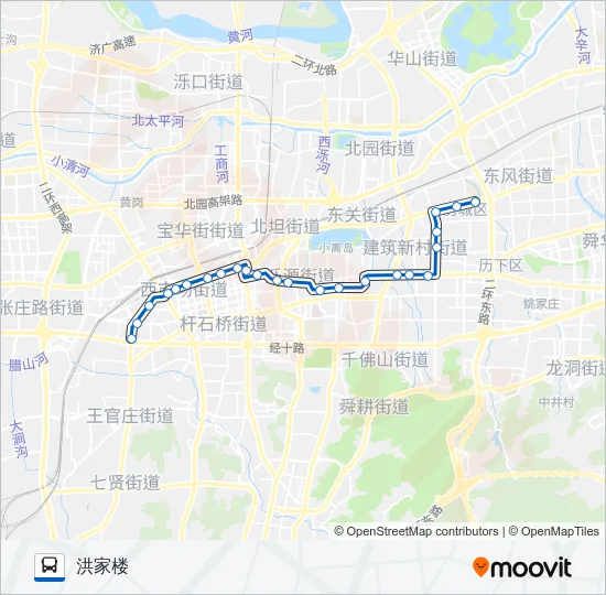 K1路 Bus Line Map