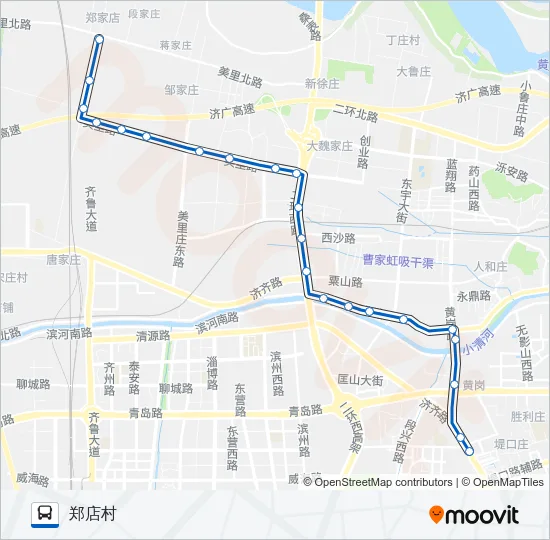 K132路 Bus Line Map