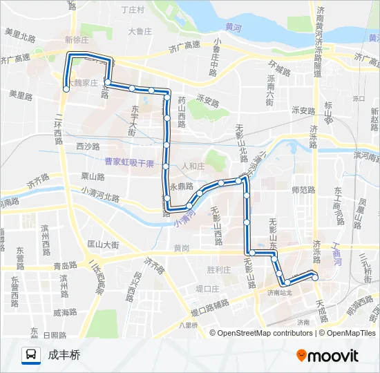 K140路 Bus Line Map