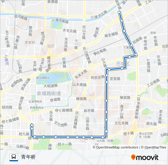 B16 Bus Line Map