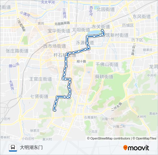K41路 bus Line Map