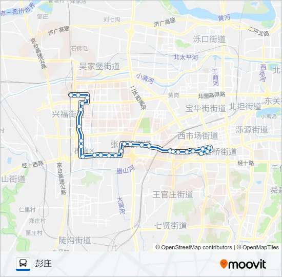 K19路 Bus Line Map