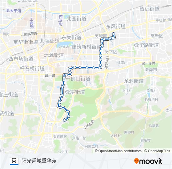 K110路 bus Line Map