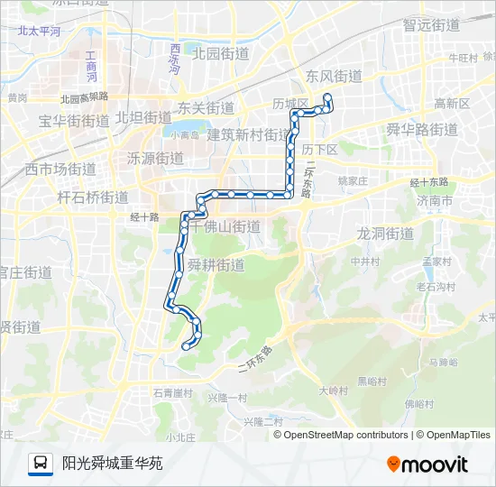 K110路 Bus Line Map