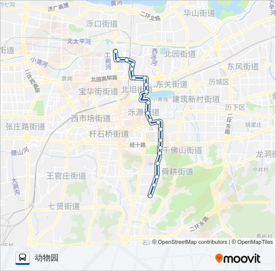 K66路 bus Line Map