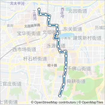 K66路 Bus Line Map