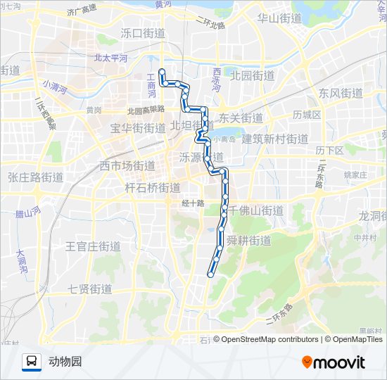 公交K66路的线路图