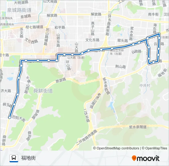 K152路 Bus Line Map