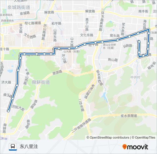 K152路 bus Line Map
