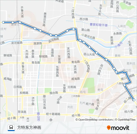 K77路 Bus Line Map