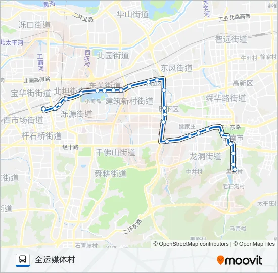 BRT-5号线 Bus Line Map