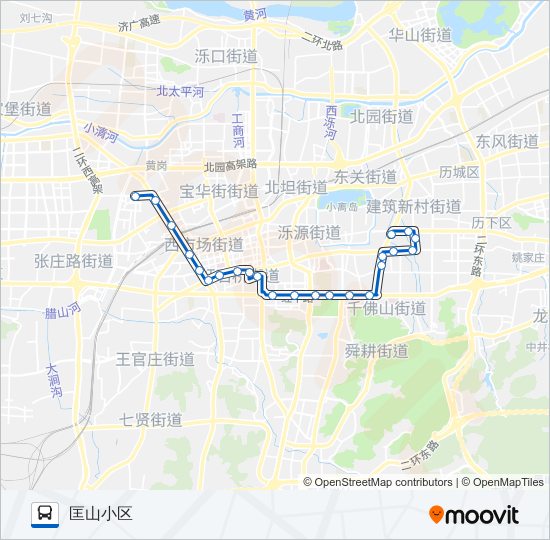 公交2路的线路图