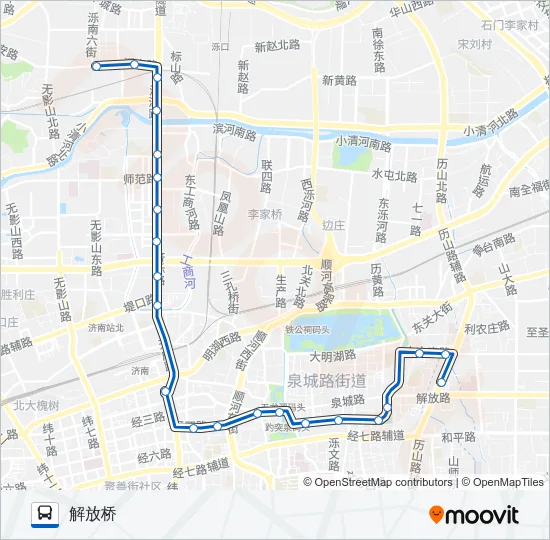 5路 Bus Line Map