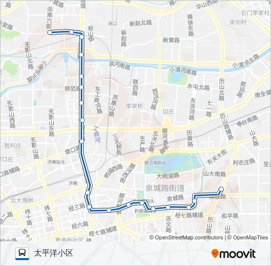 5路 Bus Line Map