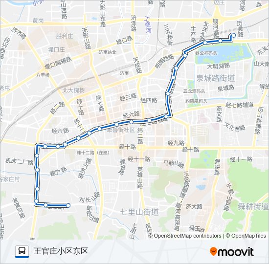 6路 bus Line Map