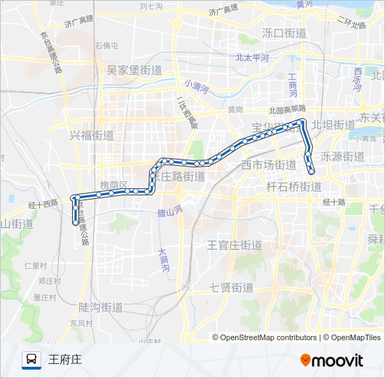 公交7路的线路图